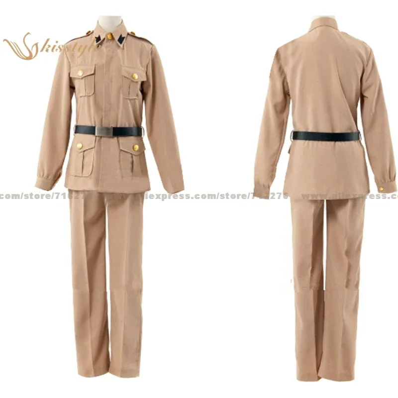 Anime Hetalia: Axis Powers Italia del Sur Romano Rovino Vargas uniforme ropa disfraz Cosplay, personalizado aceptado