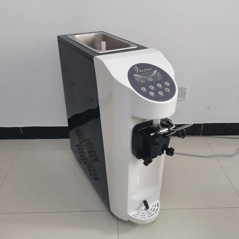 

Multi-Flavor Ice Cream Machine Stainless Steel Frozen Sorbet Sundae Commercial Desktop Beverage Shop Equipment Dessert Shop