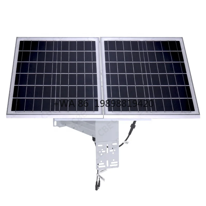 

120W 60A Solar Panel System Kit Solar Portable Power Station with Panels Lithium Ion Battery
