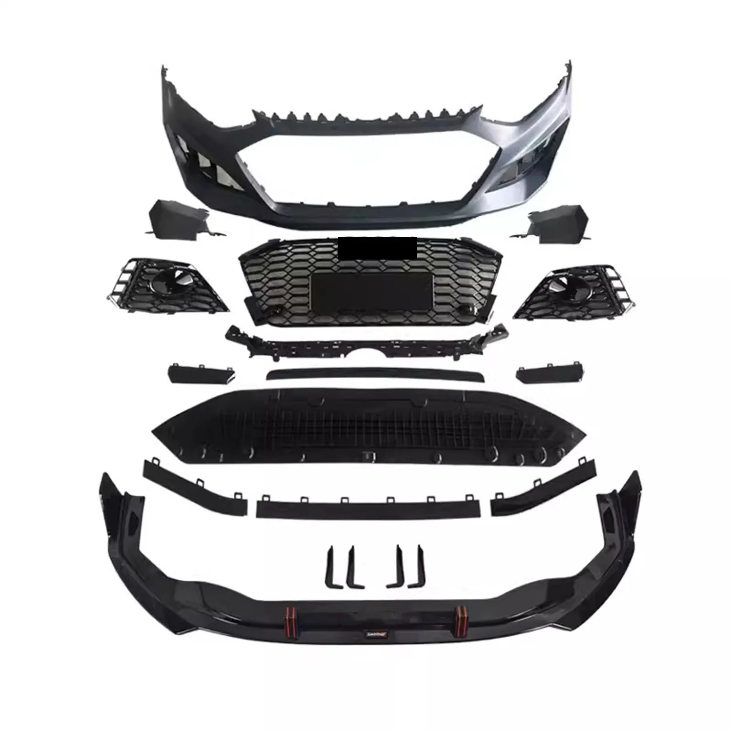 

Car Front bumper surrounded Body kit for Audi A4L modified RS4 A4L B9 09-24 Rear lip radiator grille