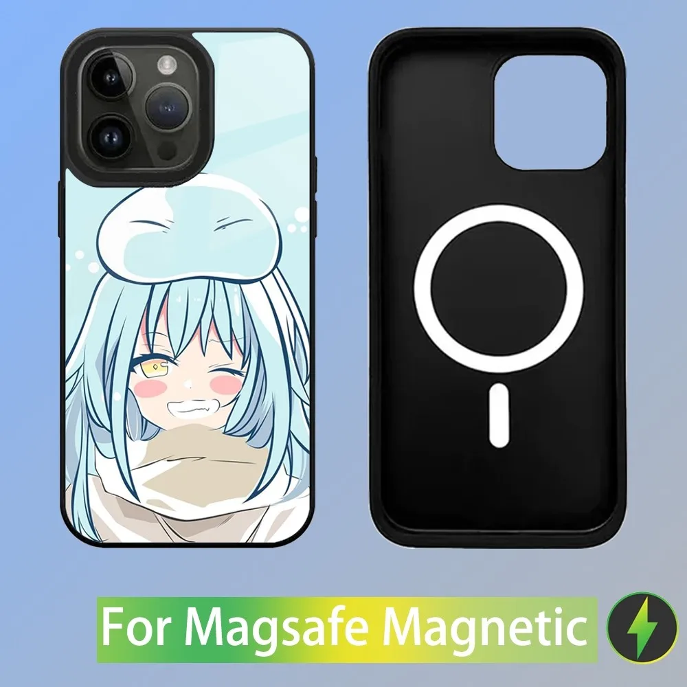 Cute Rimuru Tempest Phone Case For iPhone 15,14,13,12,11,Plus,Pro,Max Mini Magsafe Magnetic Wireless Charging