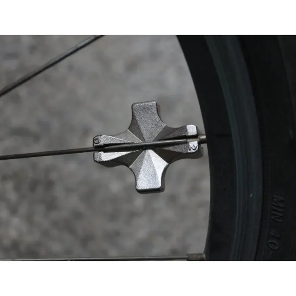 Bike Bicycle Spoke Wrench Suitable For High-Tensile Wire Braided Ring-Adjusting Fit Stainless Or Carbon Steel Spoke Inner Hook