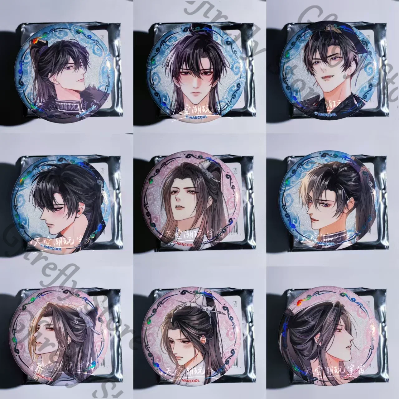 

The Husky and His White Cat Shizun Mo Ran Chu Wanning Anime Cosplay Badge Ornaments Present Limited Legal Edition Official