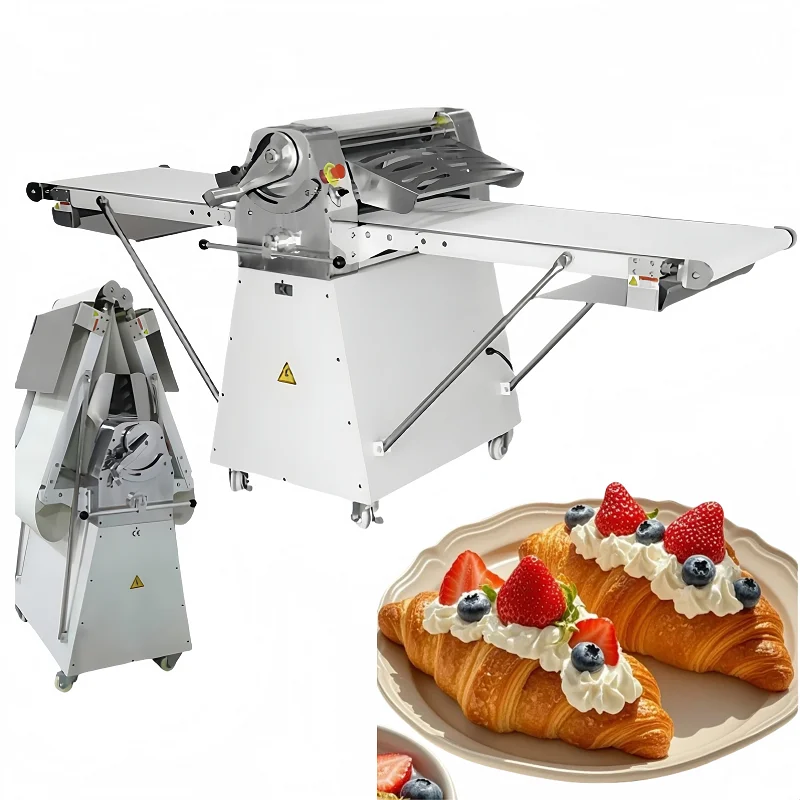 베이커리 400mm 및 500mm 상업용 도우 시터 피자 기계 도우 슬라이서