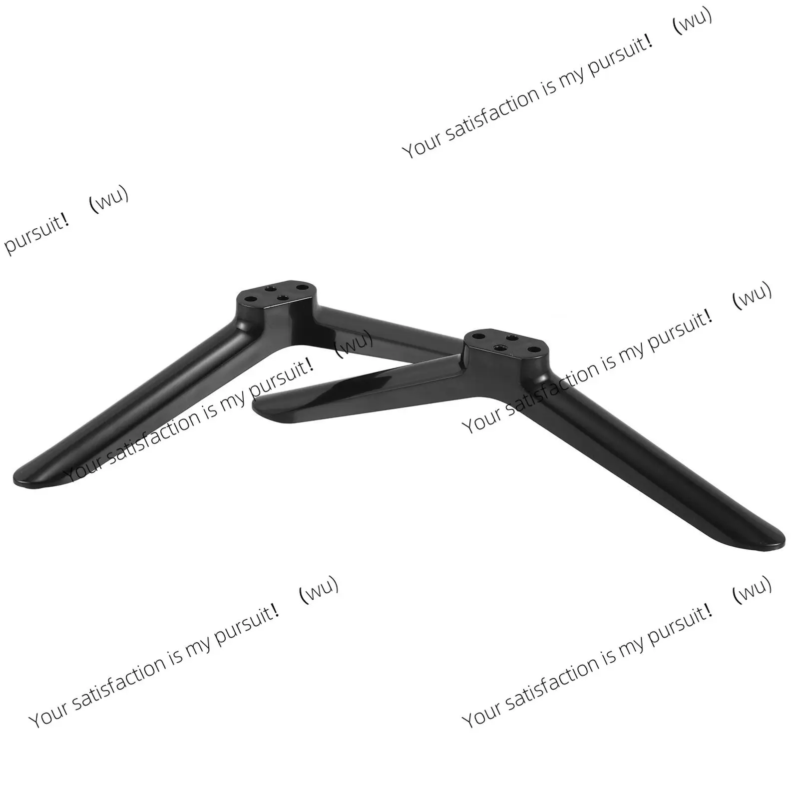 2Pcs Base Stand Television Riser Legs Monitor Mount Stable Support Material Modern Design Easy Installation