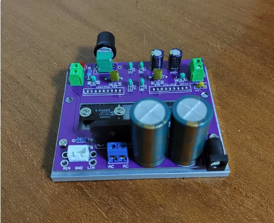 TDA1521 two-channel stereo BTL amplifier board