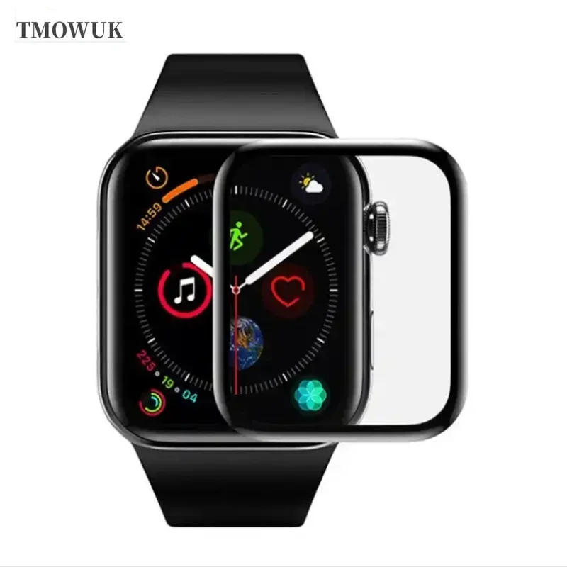 

For Apple Watch 1 2 3 4 5 6 7 8 9 10 SE 38 41 45 44 42 49 MM Screen Soft Flexible Protective Film Full Cover 3D Curved PMMA