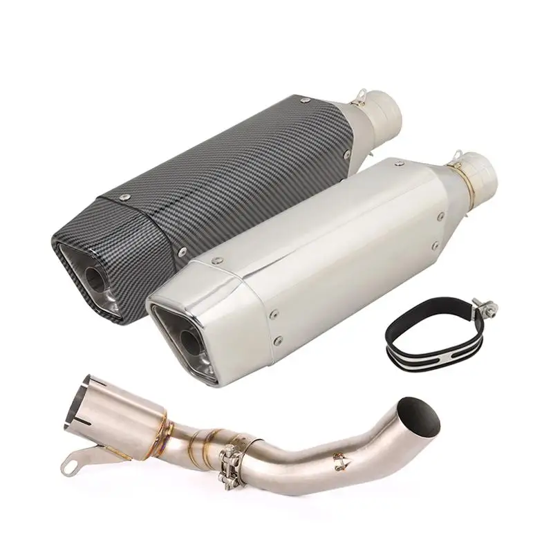 Motorcycle Exhaust Pipe Escape Muffler Mid Pipe Stainles Steel DB Killer Modified For Duke 250 390 RC390 21-22 250 390 ADV 20-22