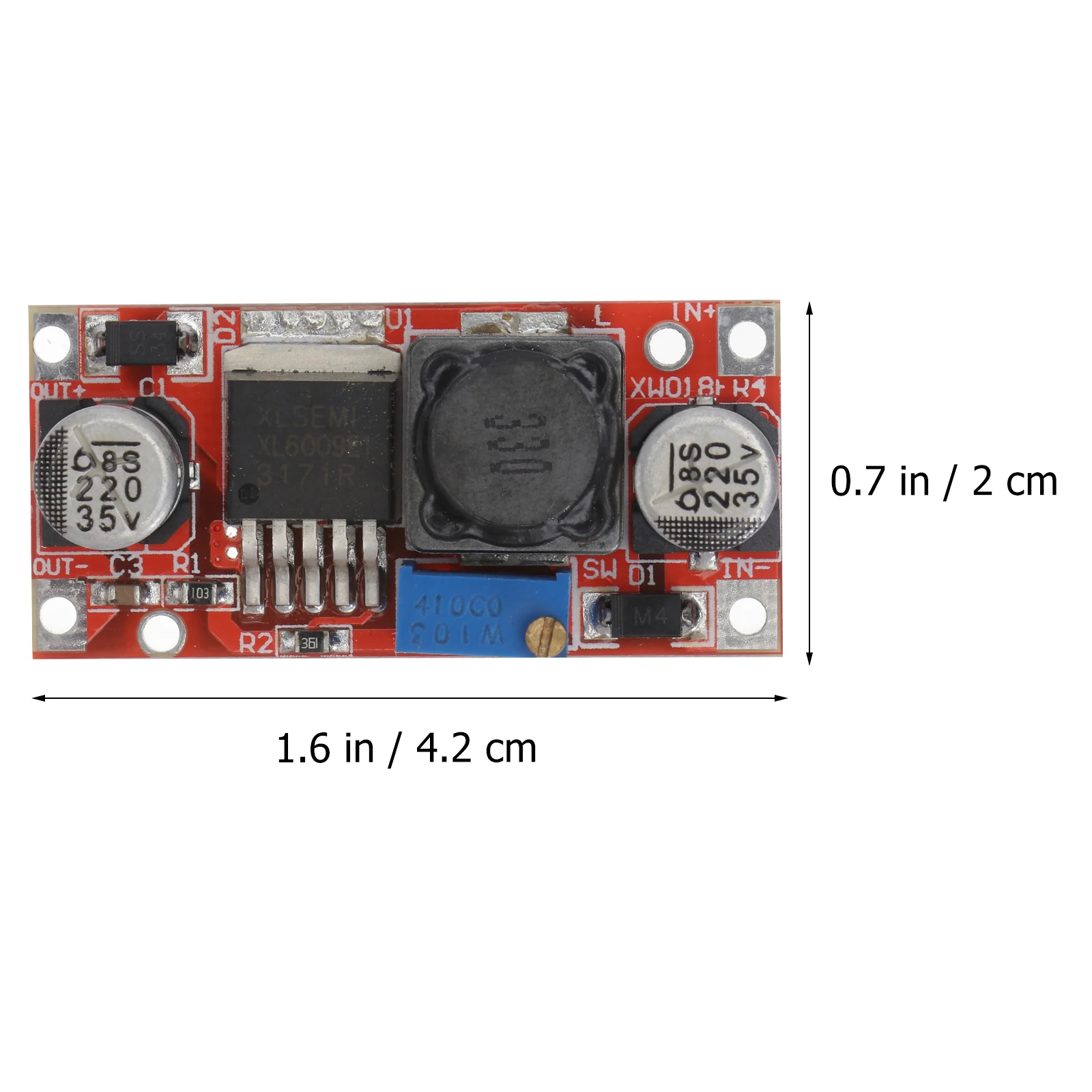 

Lm2577S Dc-Dc Boost Module 3-34V To 4-35V Adjustable Step-Up Power Supply 2.5A Max Output Voltage Converter For Electronics Diy