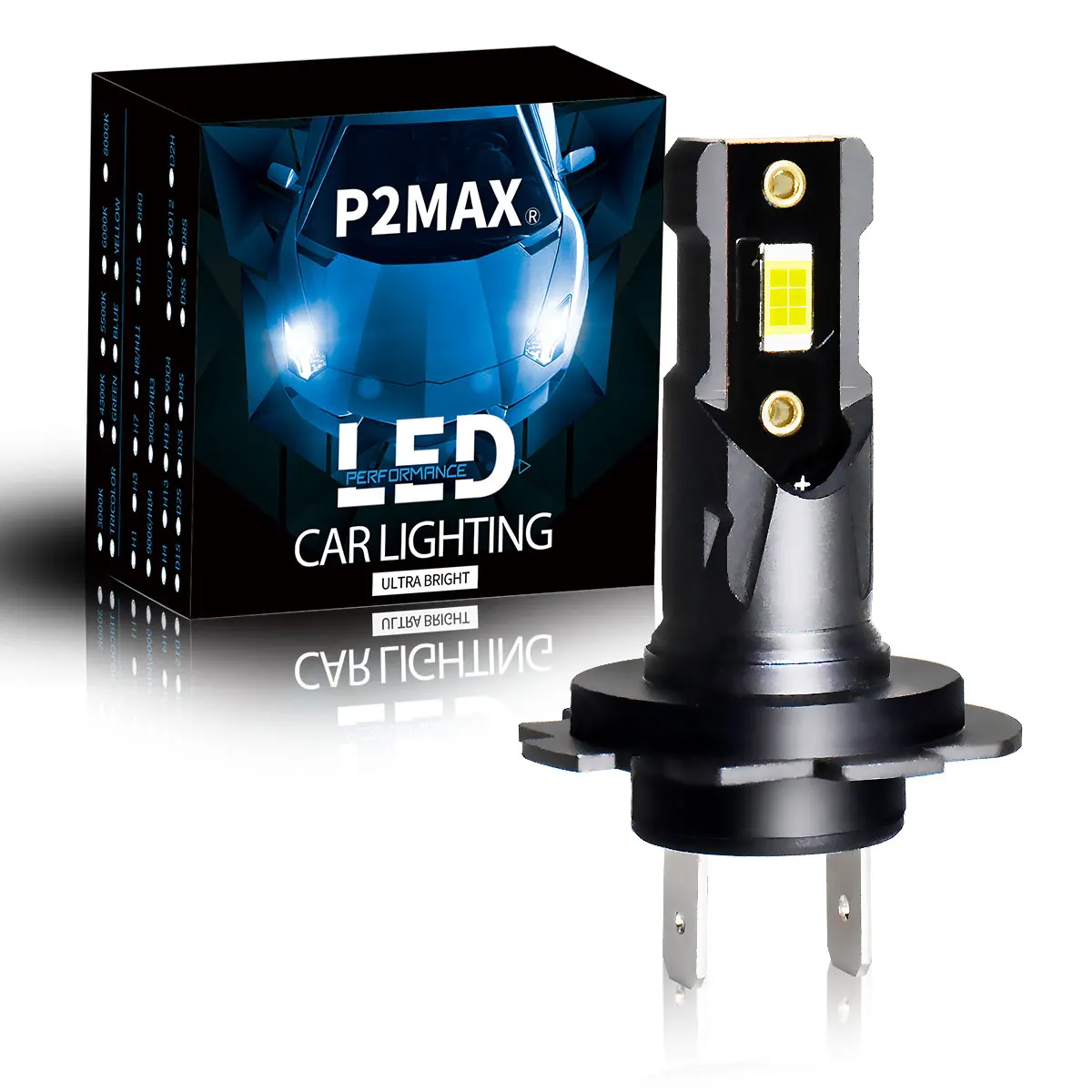 1/2/4PCS Powerful H7 LED Car Headlight Bulbs 22000LM 6000K 7035 1:1 Halogen Plug Play 12V for Car/Motorcycle Head DRL Fog Lights