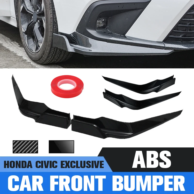 New Brand ABS Material For 11th Generation Honda Civic Special Purpose Vehicle Front Shovel Bumper Non Destructive Installation