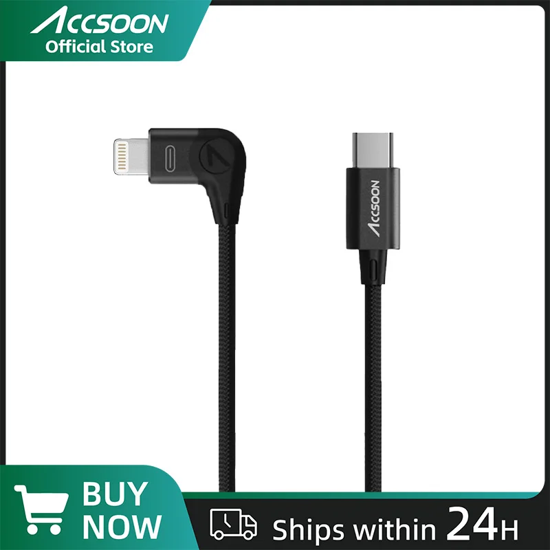 Câble d'éclairage de type C pour Accsoon SeeMo, SeeMo Pro, SeeMo, SeeMo, 4K, iPhone iPad, vidéo HD, diffusion en direct, accessoire de photographie