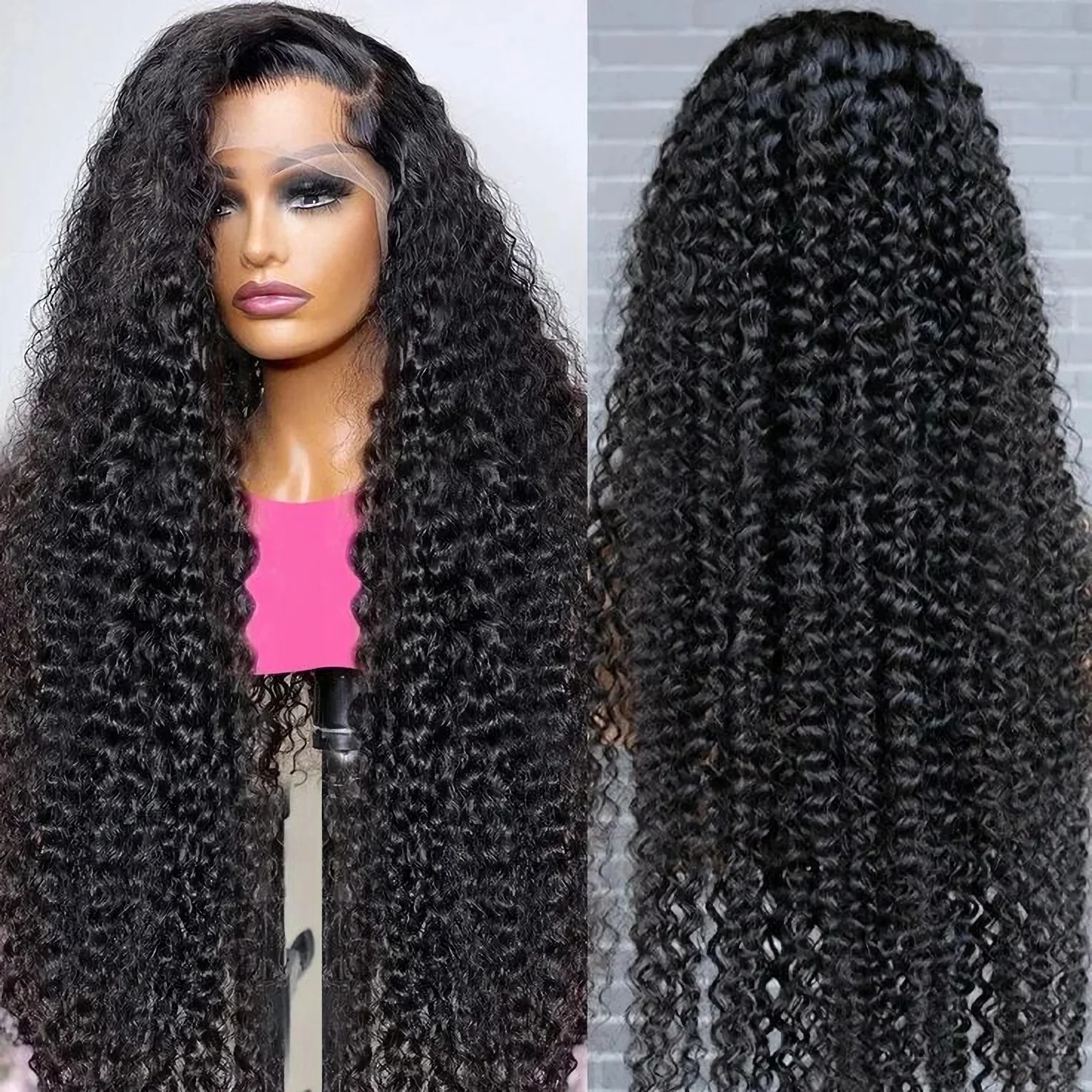 13x4 Deep Wave Hd Lace Frontal Wig  30 40 Inch 250 Density Hd Lace Wig 13x6 Human Hair 100% Cheap On Sale Clearance For Women