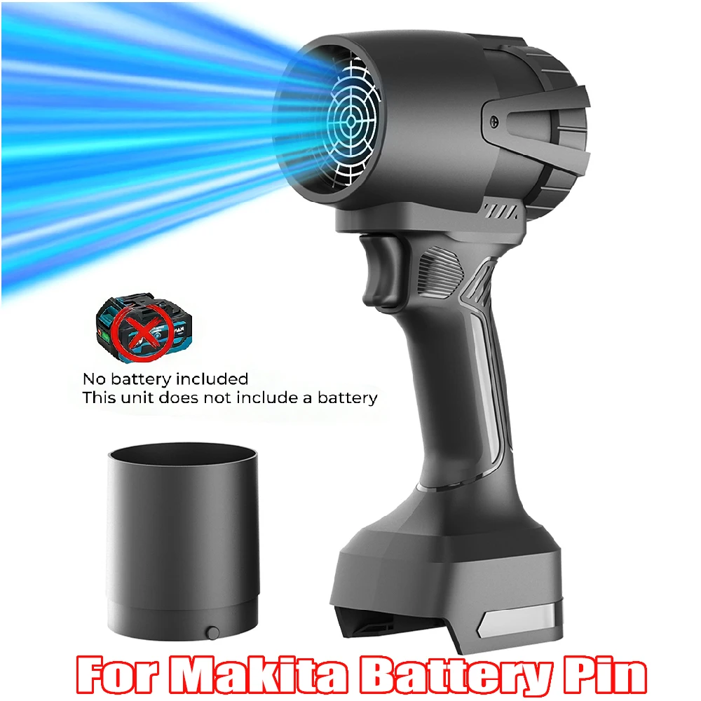 

53MM Car Wash Air Gun Turbofan Electric Blower Powerful Violent Fan Car Violent Dryer for Makita 18V-21V Battery (No Battery)