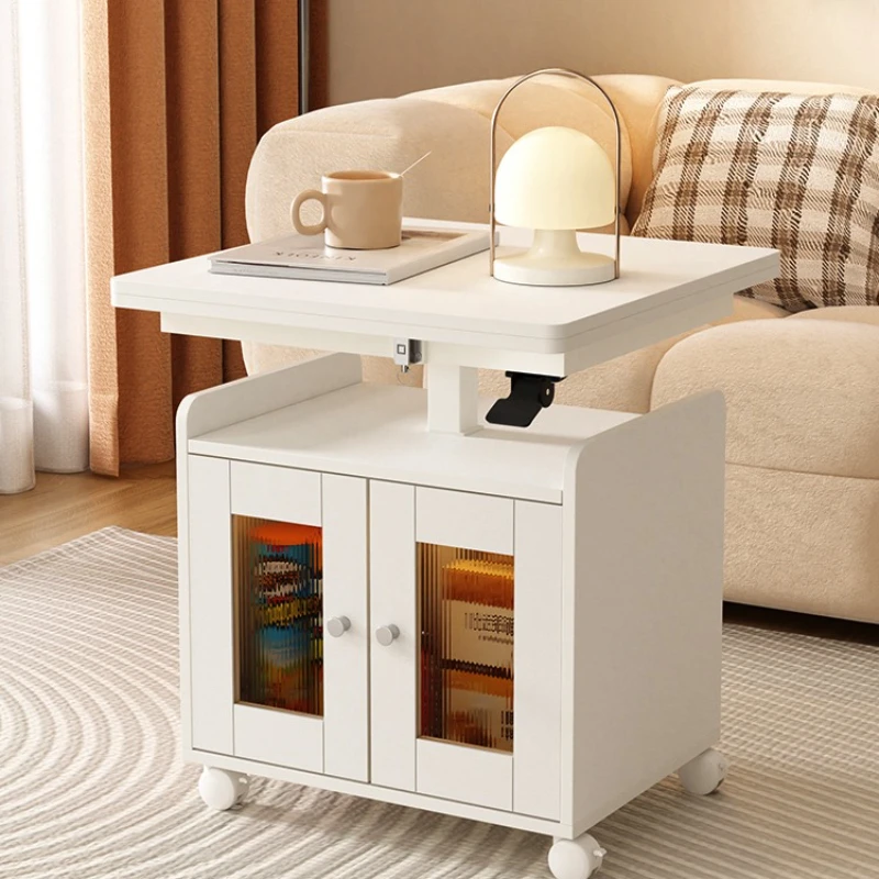 

Movable coffee table dining table dual-purpose household small apartment installation-free living room tea table chair