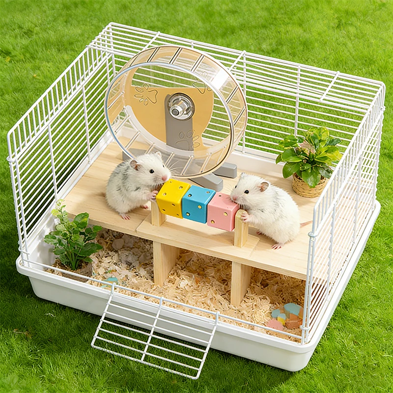 

Colorful Wooden Hamster Cube Chew Toy Solid Wood Teeth Grinding Toy Nest for Syrian Hamster Small Pet Cage Play Accessories