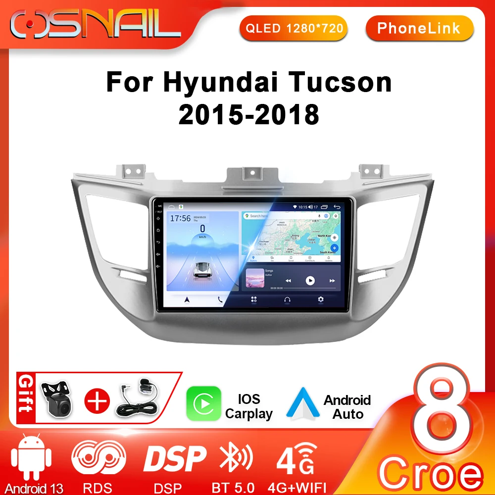 

Android 13 Car Radio Multimedia Player For Hyundai IX35 Tucson 3 2015 2016 2017 2018 Navigation 4G GPS 2Din Head Unit Autoradio