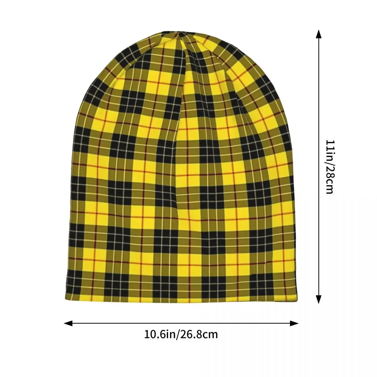 Clan MacLeod Tartan Men and women Knitted Hat Lattice Beanies Hat For Men And Women Outdoor Hat