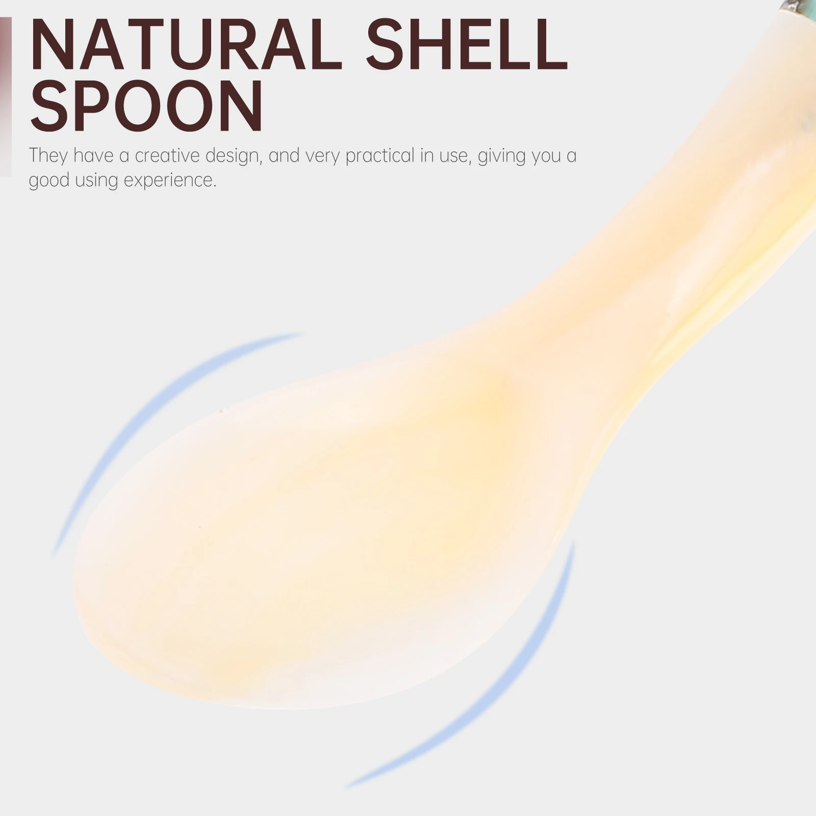 

2pcs Shell Coffee Spoon High Quality Dessert Mixing Stirring Spoons Ice Cream Soup Spoons Gift Kitchen Bar Tools