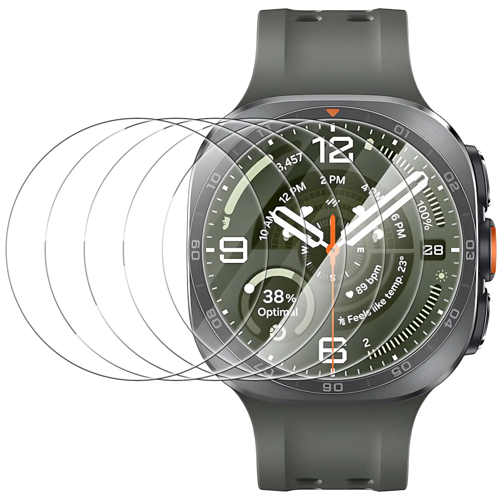 Gehärtetes Glas für Samsung Galaxy Watch Ultra 2 47mm Zubehör HD Klarer Hydraulikfilm Displayschutz Galaxy Watch Ultra
