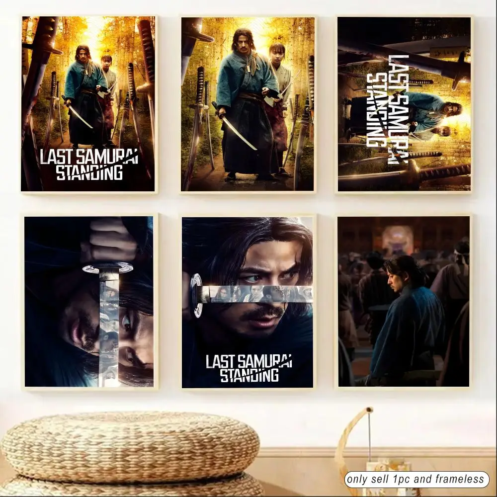 Last S-samurai Standing Anime Poster Sticky Poster Home Office Wall Bedroom Living Room Kitchen Decoration Painting