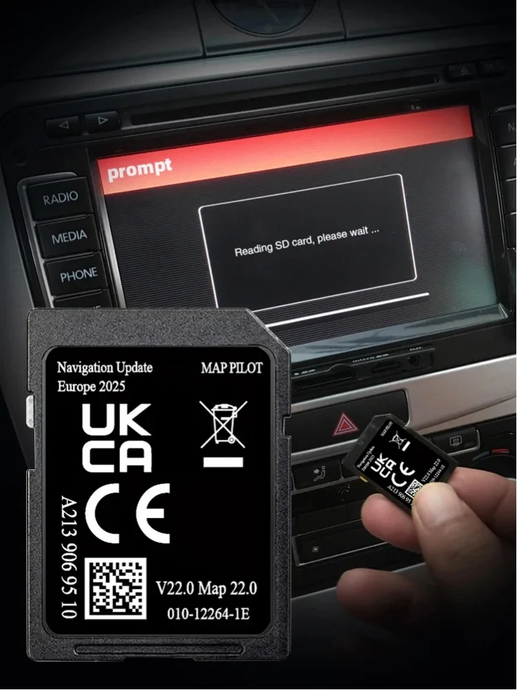 V22 für Mercedes GLC C E V X-Klasse Auto Garmin Navigation Sat Nav SD-Karte A2139069510 NTG5.0 Vollständige Europakartenversion 2026
