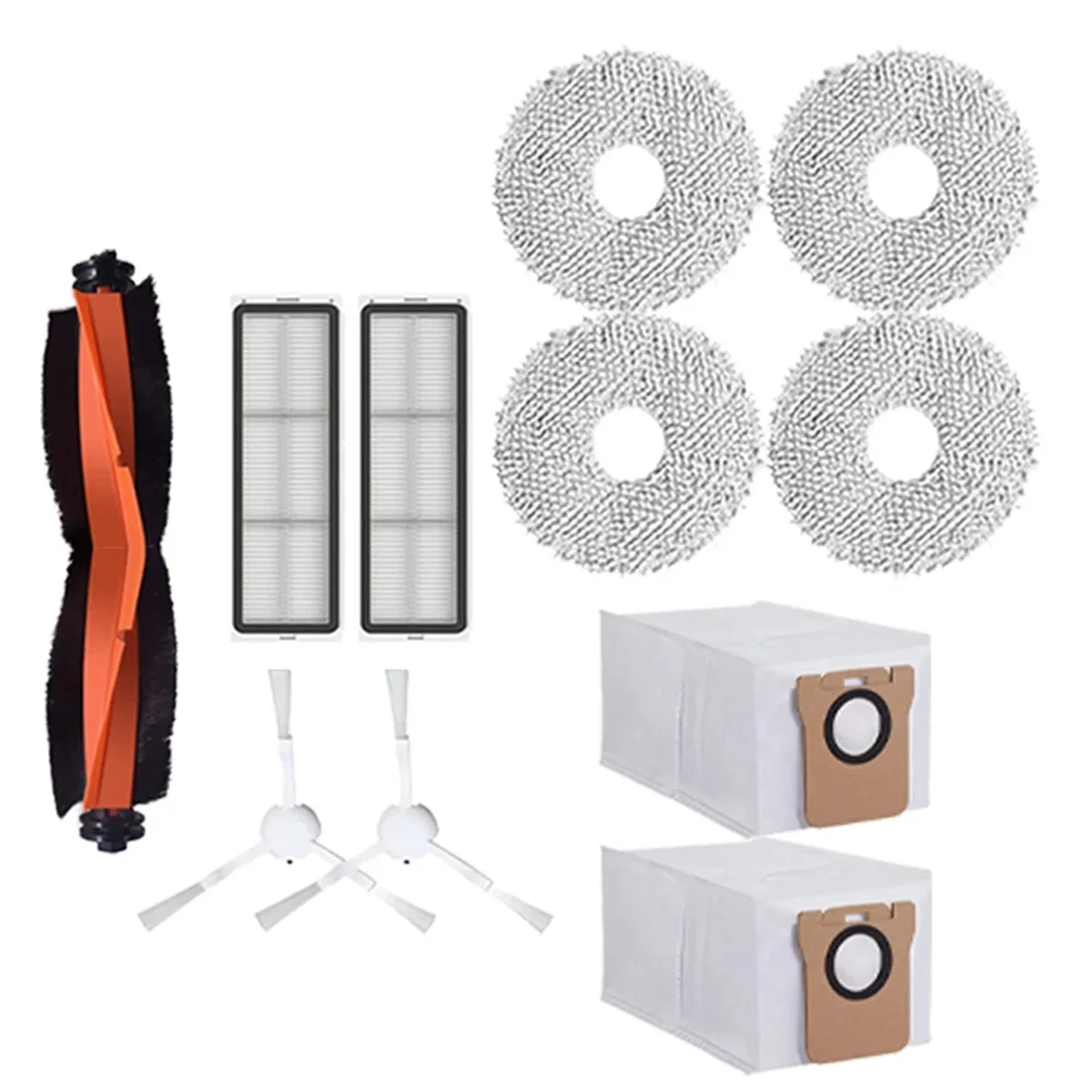 For X20+/X20Plus Robot Vacuum Cleaner Accessories Filter Mop Pads Dust Bags Replacements