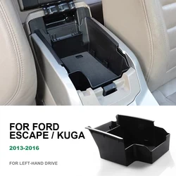 For Ford Escape Kuga 2013 2014 2015 2016 Car Central Console Storage Armrest Box Organizer Central ABS Car Accessories