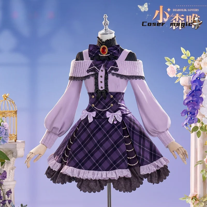 

Game Love Komori Yui Cosplay Costume Halloween Costume Christmas Costume Role Playing sexy dress Size S-XL Women Dress