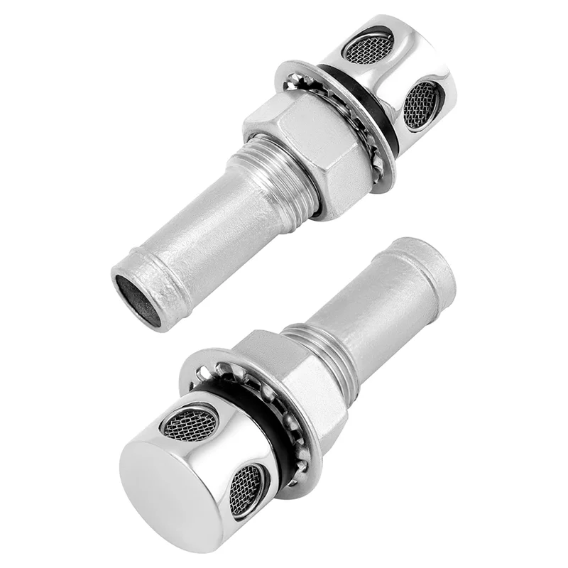 ABZV-Duty 연료 가스 탱크 벤트 핏 5/8"(16Mm) I.D. 호스, 선박, 요트 및 고속철도 캐빈용 316 스테인레스 스틸