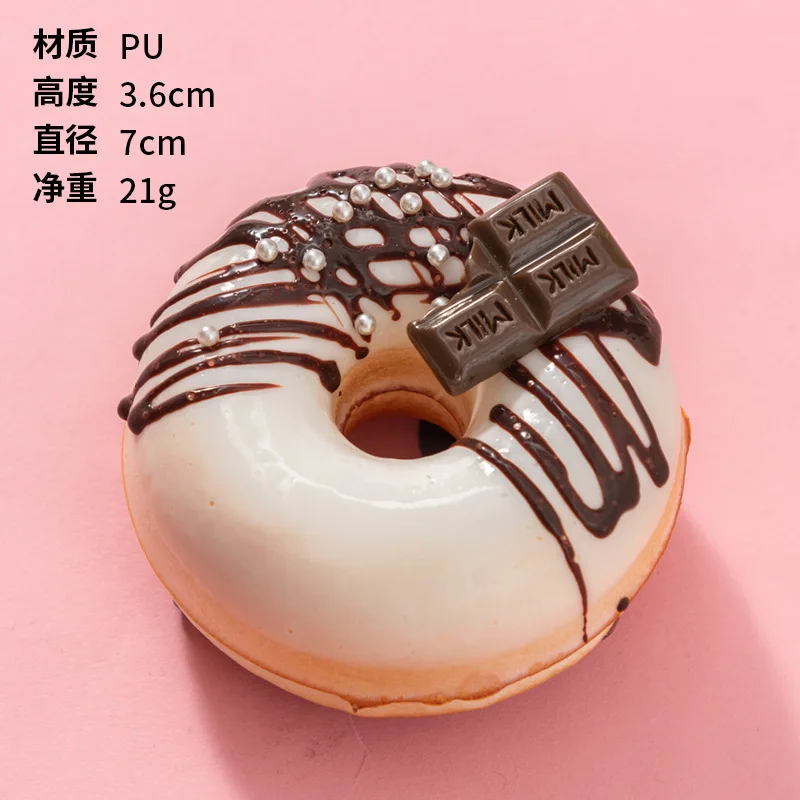 Fake Donuts Cake Bread Dessert Cute Scale Model Simulation Ornaments Photography Props Home Decor Decoration