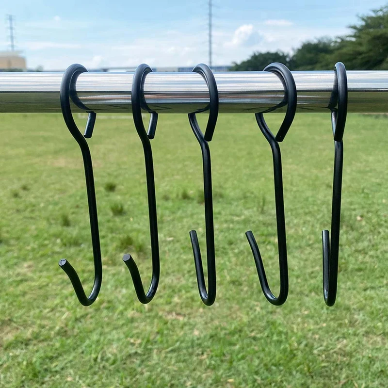 12 Pack 6 Inch Steel Target Hanger Shooting Target Hook Gong Target Hanging Pipe Target Holders Targets Stand Kit Durable