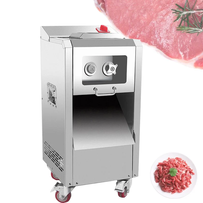 Powerful 2200W Meat Slicer Machine Commercial Pork Shredding Slicing Dicer Machine 220V/110V Meat Cutter