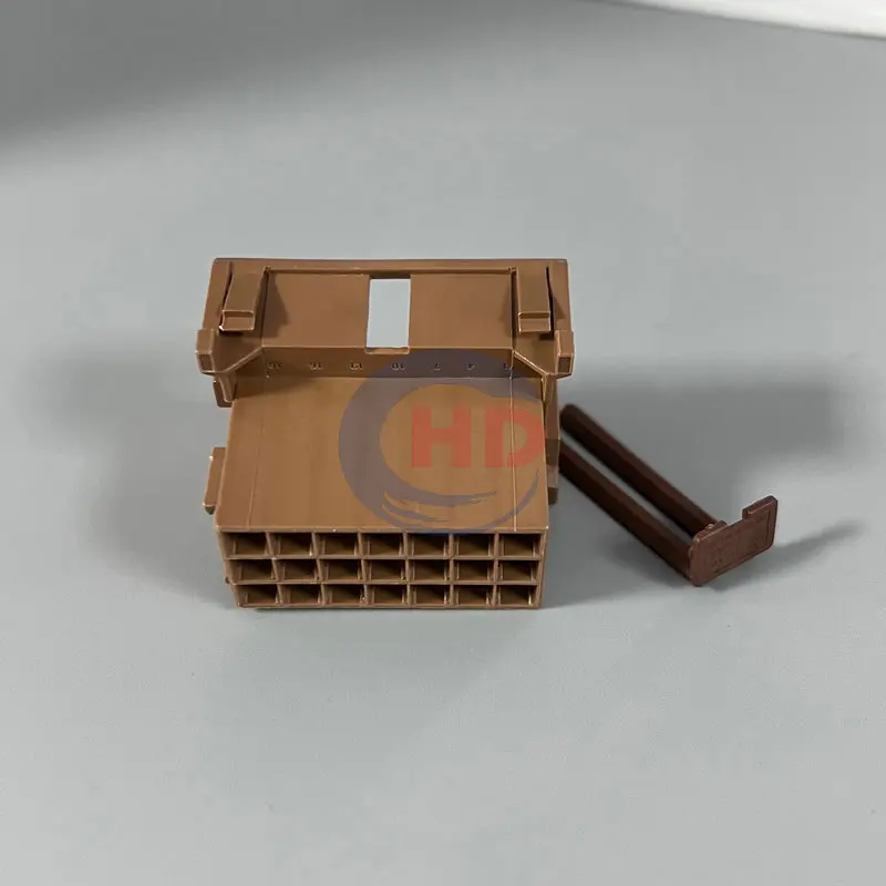 1-20 sets 21pin Brown Unsealed Auto Electric Connector 1-967630-1 8-968975-1