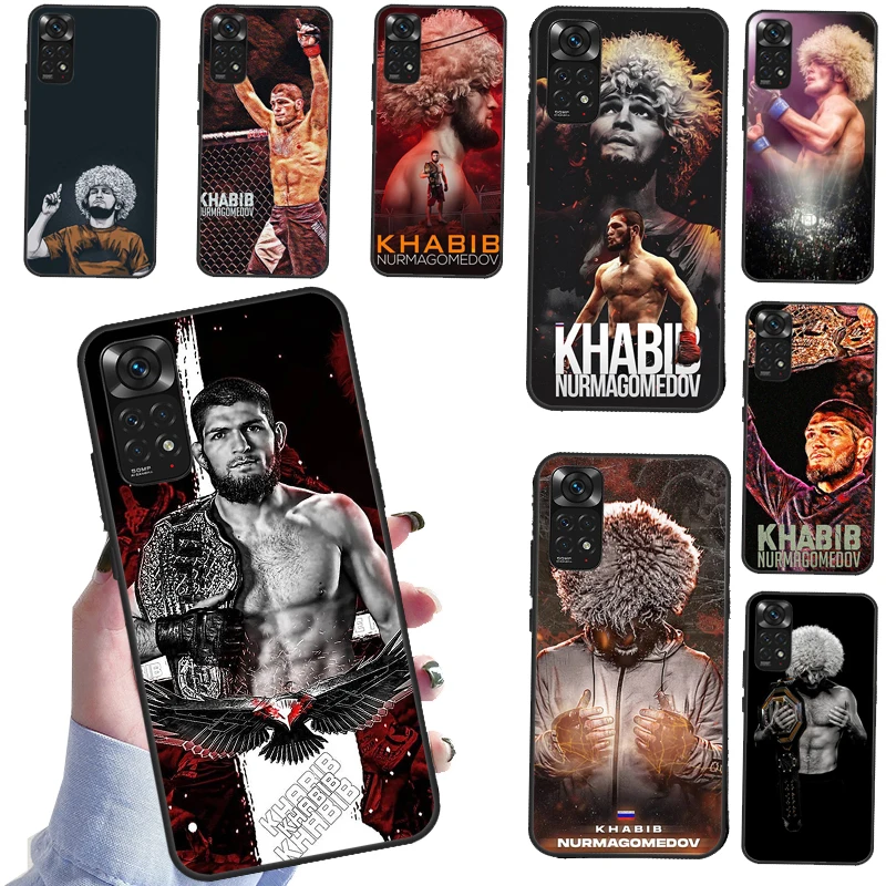 Чехол Khabib nurmagomedov для Redmi 10 9T 9A 9C 9, задняя крышка для Redmi Note 11 10 9 8 Pro Note 10S 8T 9S Coque