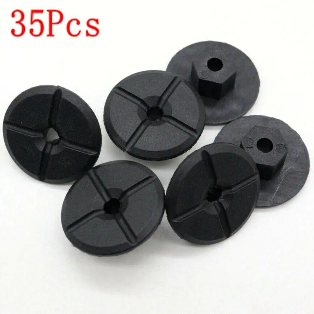 

35x Plastic Nut Self Threading 4.2mm Multi-Purpose Body For Mercedes Benz BMW