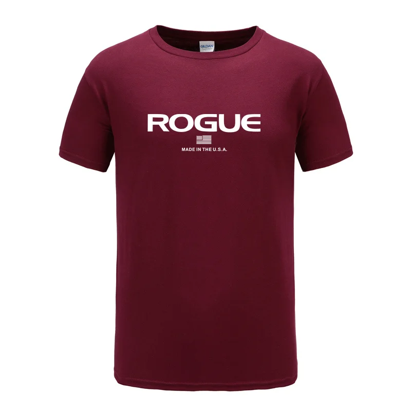 Rogue Fitness Custom Men White T-Shirt Tee 2024 fashion t shirt cheap tee hot tees Black Size S-4xl funny t-shirt TEE