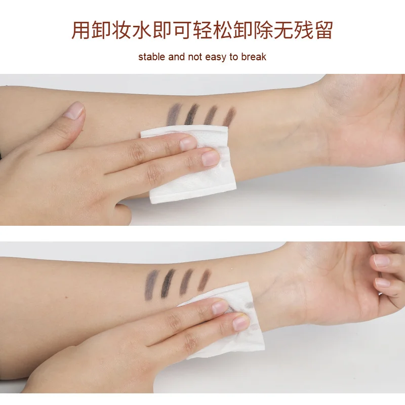 구이Petit crayon à sourcils à barre d'or imperméable et résistant à la transpiration et aux taches pour sourcils naturels 3D noyau femelle gris marron이