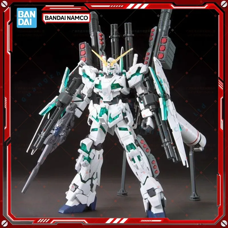 

Bandai In Stock HG 1/144 Original box RX-0 FULL ARMOR UNICORN GUNDAM Aninm full Action Assembly Figure Model Toy Gifts for KIDS