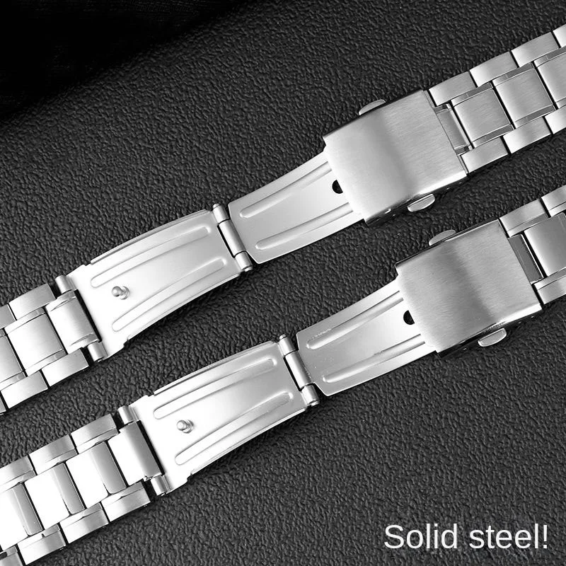 For Casio Watch Strap MDV106 MDV-106 Swordfish 5374 MTP-1374 MTP-1375 /VD01 Stainless Steel Curved End Chain Bracelet Men 22mm