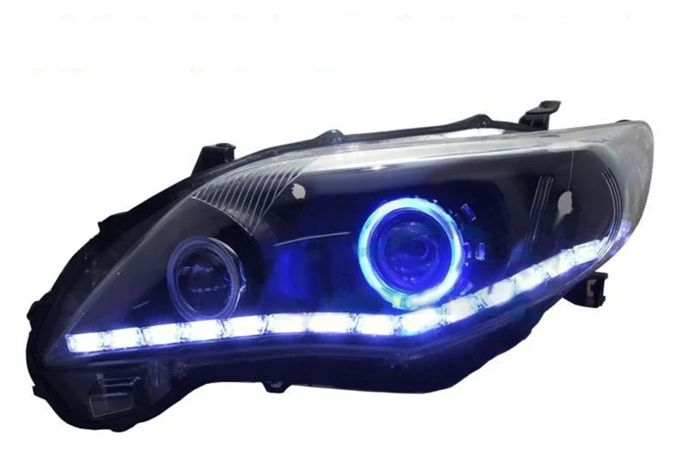 For Toyota Corolla 2006~2013 Headlights car Headlamp Assembly Replacement Front Lamp Whole Auto Light Assembly