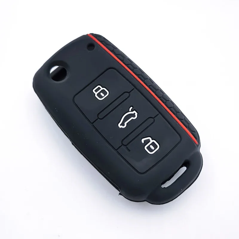 جديد غطاء سيليكون حماية مفتاح السيارة قذيفة ل Volkswagen Polo Passat B5 Golf 4 5 6 MK5 MK6 Eos Bora Beetle TSI اكسسوارات