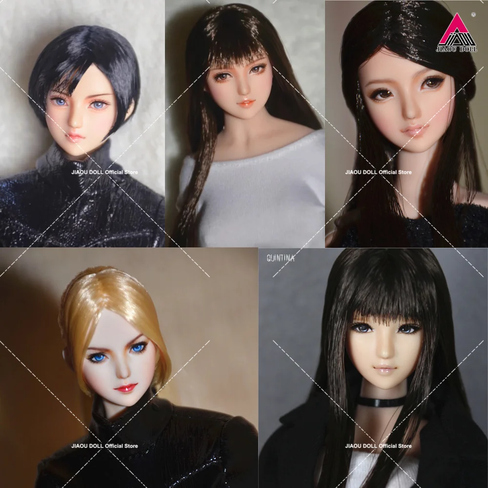 Customized 1/6 Scale Japanese Beauty Girl Obitsu Head Sculpt Head Model For 12