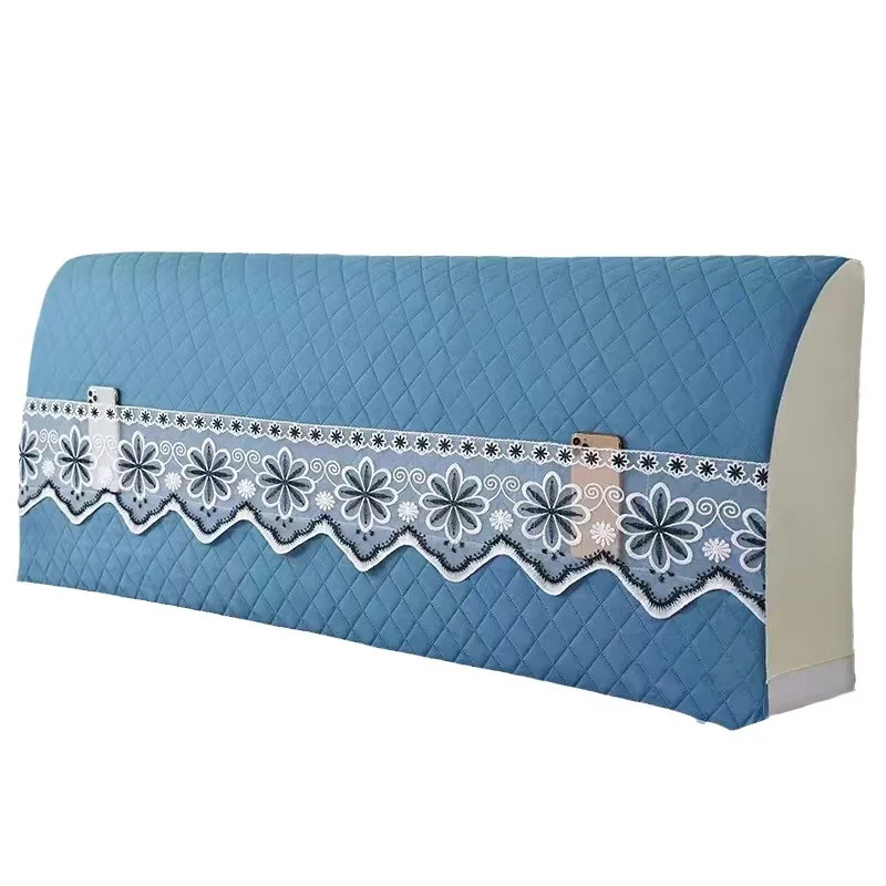 

bedside, cover, European style, cotton, bedside cover, thickened, protected, dustproof, backrest, soft bag.