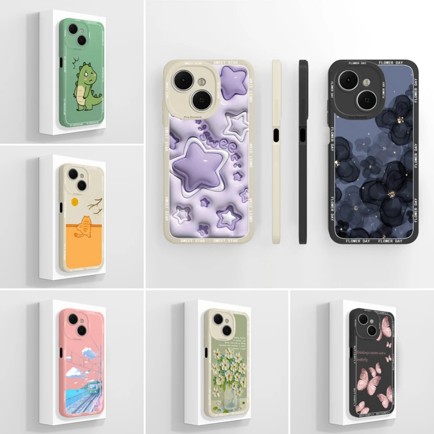 

Funda For Tecno Spark 40C Case 6.67 inches Phone Cover Beautiful Star Pattern Anti Drop Shell For Tecno Spark 40C Silicone Coque