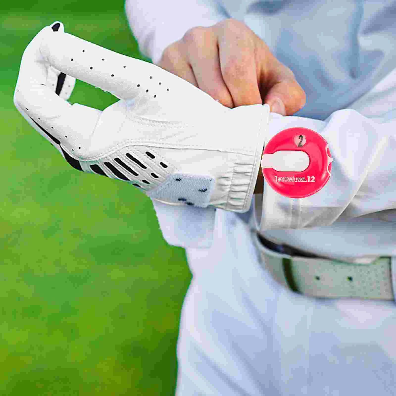Accesorios de contador de Clip de sombrero de Golf, herramienta de puntuación de Golf Clicker, bolas