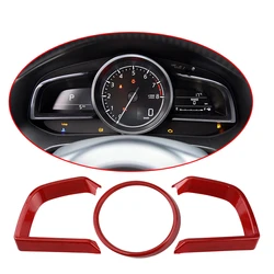 for Mazda 3 Axela CX4 CX5 ABS Car Interior Instrument Panel Frame Cover Decoration Sticker Trim 2017 2018 2019