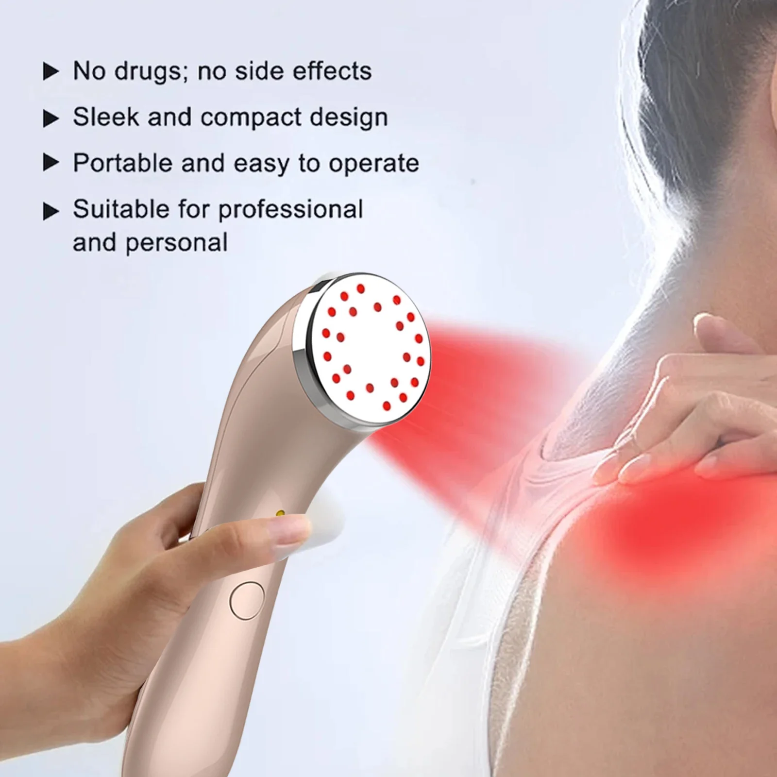 Infrared Light Red Light Therapy Device 650nm 808nm Arthritis Physical Therapy Equipment Pain Relief Wound Healing Health Care