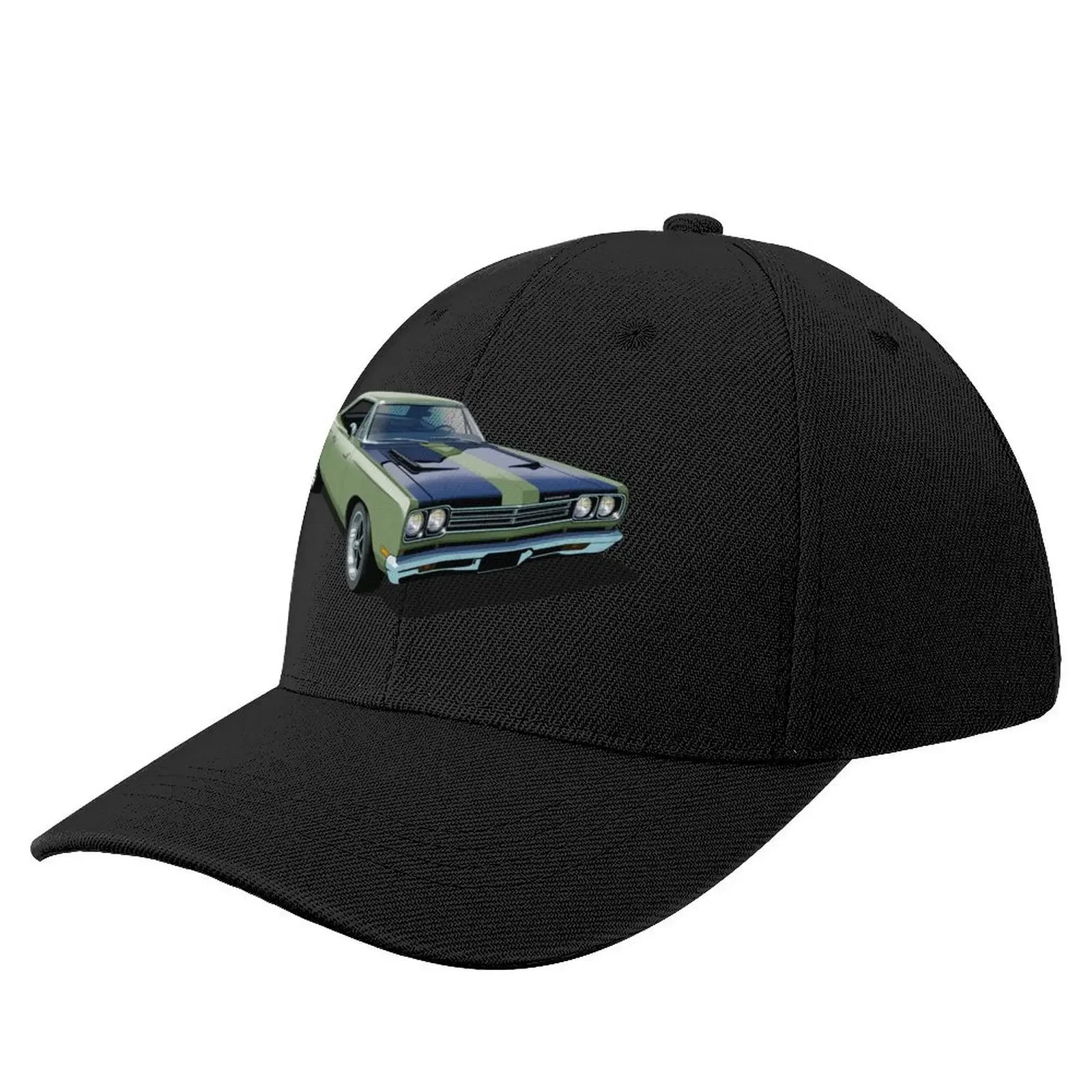 1969 Plymouth Roadrunner in light green Baseball Cap fashionable Golf Hat Man Hats For Men Women's