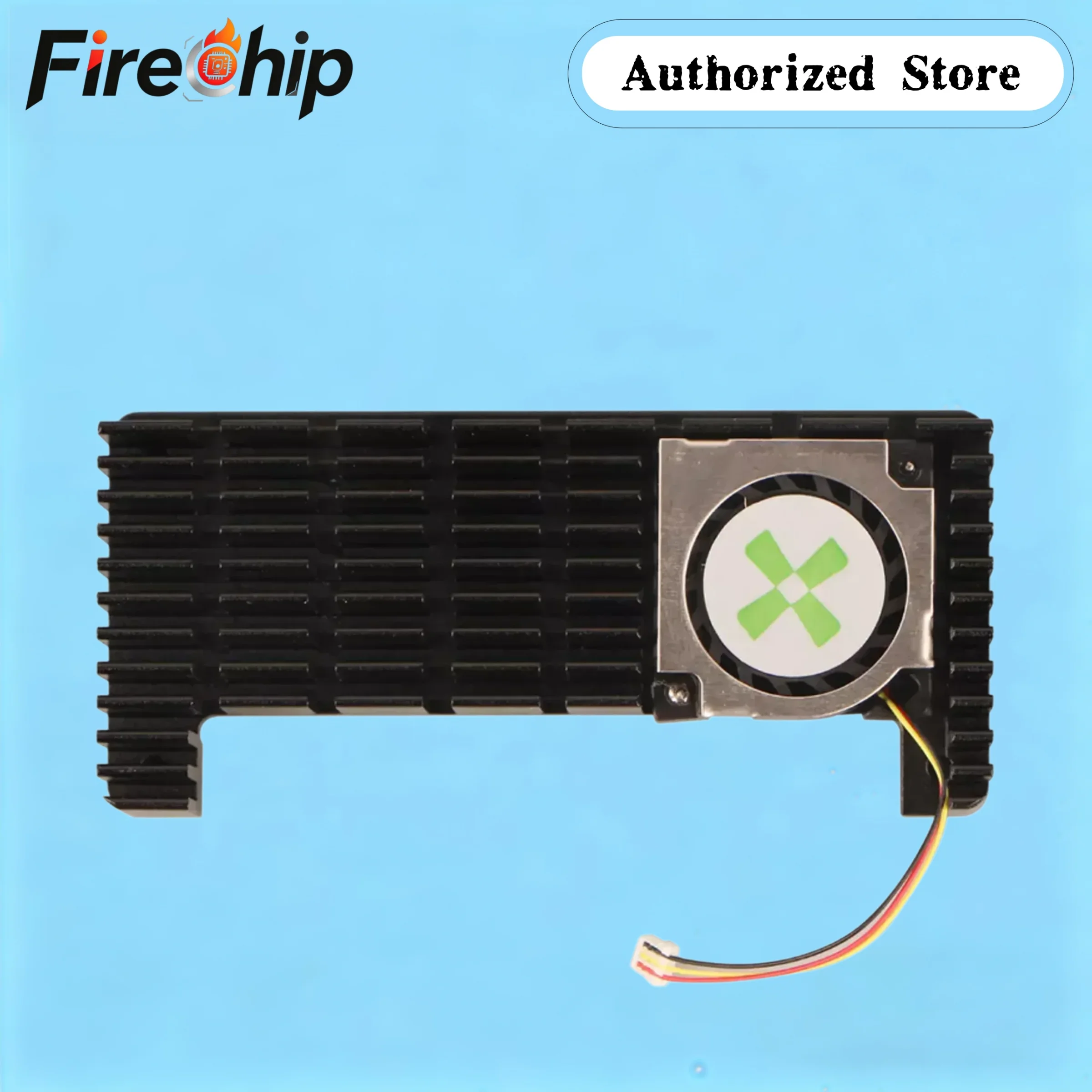 Radxa A7Z Heatsink 6530B for Radxa Cubie A7Z , Aluminum Heatsink with fan,PWM Speed Control, Efficient heat dissipation